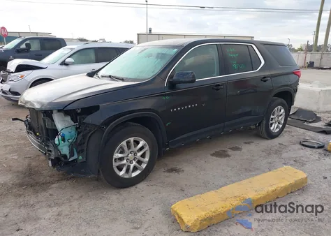 2021 Chevrolet Traverse Fwd Ls z USA, uszkodzony, nr VIN 1GNERFKW6MJ245053